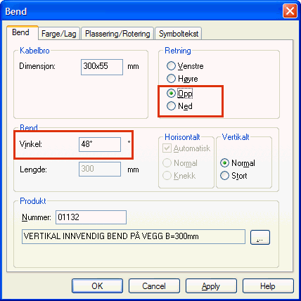 08.11.2007 80 Installasjonstegning [Enter] på tastaturet vil avslutte kabelbroen i siste punkt og du kan gi startpunkt direkte for ny kabelbro av samme type.