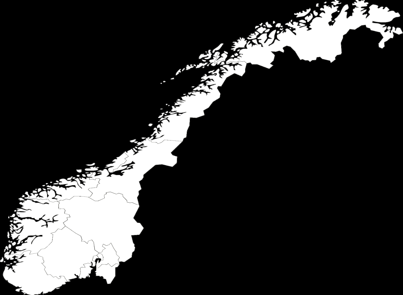 Sysselsetting i utførende del av bygg og anlegg sammenlignet med primærnæringene Troms/Finnmark 9 200/6 200 Nordland 9 000/7 200 Møre og Romsdal Hordaland/ Sogn og Fjordane 22 400/9 600 Aust- og