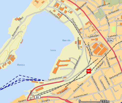 Jernbaneverket Network Statement 2016 Side/Page: 9 av/of 55 Kart over området / Map(s) of the