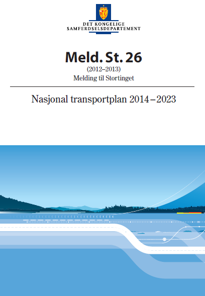 Nasjonal transportplan (NTP) 2014-2023 Jernbaneutbygging i perioden Dobbeltspor til Hamar i