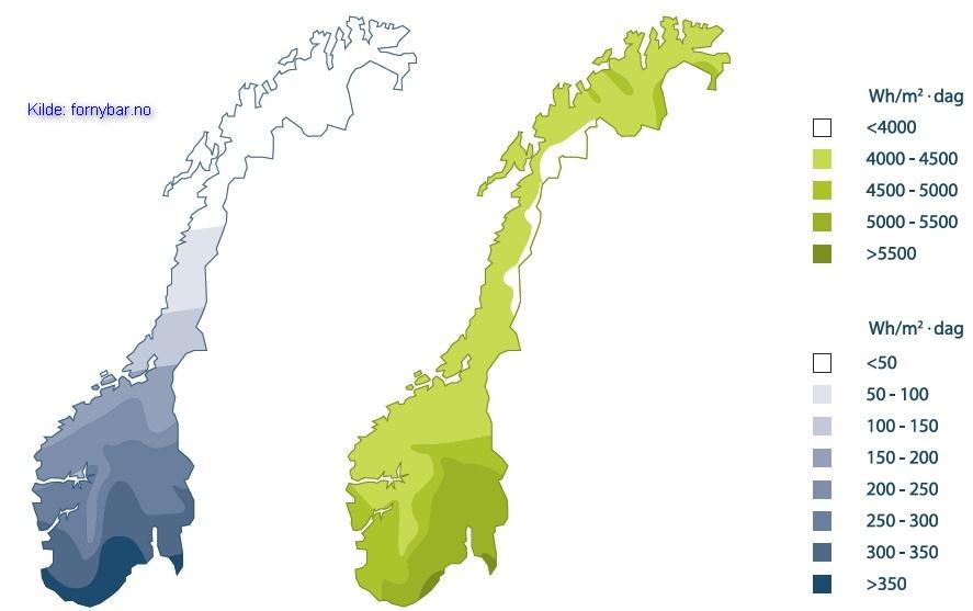 Solenergi i Norge Innstrålingen av solenergi gjennom året i Vestfold er stor i norsk målestokk, og potensialet er større enn det som er vurdert tidligere.