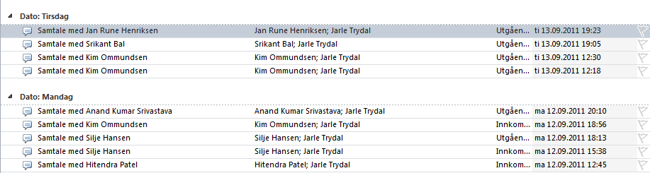 3) Angi tittel, meldingsinnholdet og/eller filvedlegg på vanlig måte 4) Klikk «Arkiver»-knappen i menybåndet Dokumentet er nå lagret som et mappedokument (dokumenttype Y) på saken og lagres i arkivet