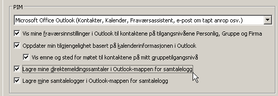 Side 15 av 24 Klikk på pilen i venstre øverste hjørne og velg Verktøy, Alternativer Hak av Lagre