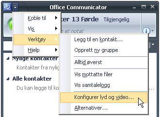 Side 5 av 24 Communicator - Hva er Communicator? Communicator er et program for å kommunisere med direktemeldinger, tale og video. Programmet er tilgjenglig via Start-menyen etter installasjon.