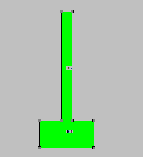 4.2 Geometri og randbetingelser Simuleringene ble gjort på en betongvegg som støpes oppå en moden betongplate. Det ble gjort undersøkelser av rissindeks for fire ulike veggtykkelser.