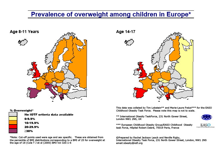 17% 8-14% Lobstein et al,