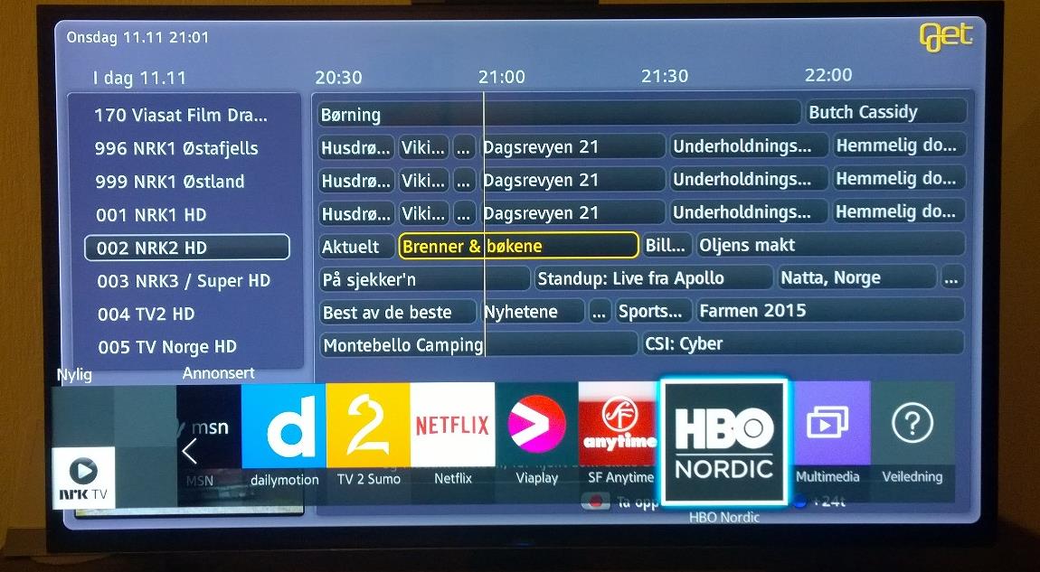 Halvparten av TV-ene i Norge er