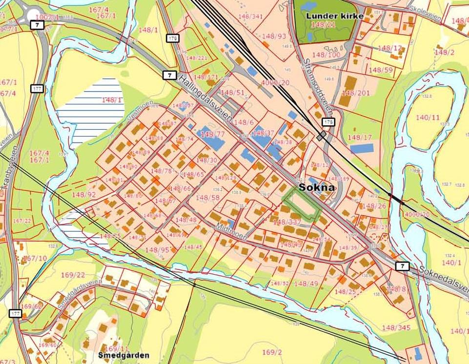 Figur 2 Oversiktkart Kilde: Kommunens kartside