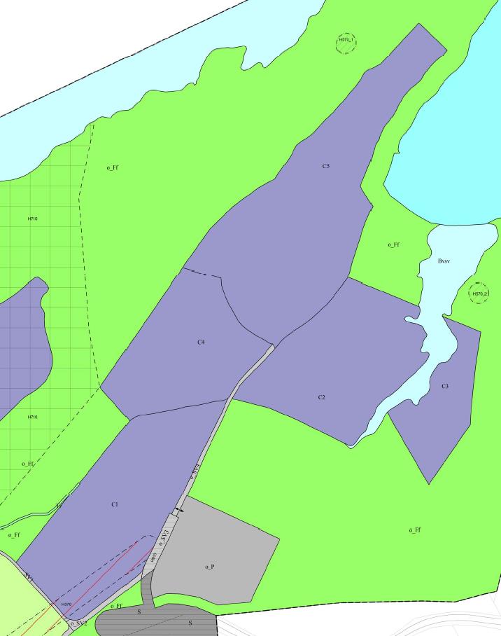 I henhold til konsekvensutredningen er arealformålet trukket bort fra 100 m-beltet for å ivareta strandsonen som et allment friluftsområde, og hvor det kan etableres kyststi.