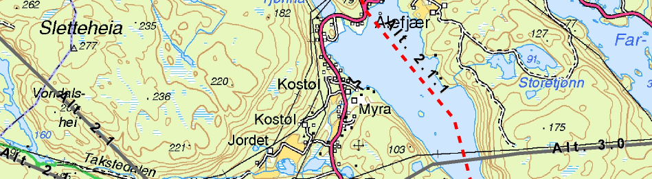 Side 32 av 45 Ålefjærfjorden er et viktig gyteområde for torsk, men kabelen planlegges lagt i den dypere delen av fjorden og forventes ikke å komme i konflikt med gyteområdene.