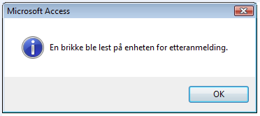 Side 16 Klikk på Åpne database og velg etime.mdb i den mappen der databasen ble laget. Administrasjonsvalgene kan skjules ved å klikk om igjen på Administrasjon. 11.