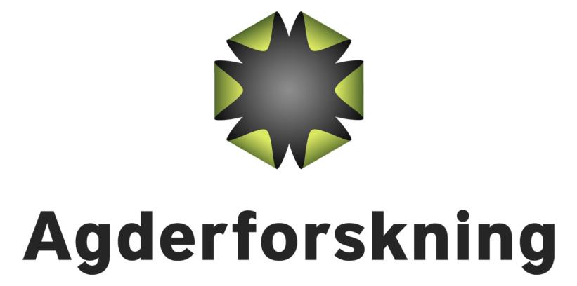 Følgeforskning 3-årig forskningsprosjekt finansiert av Regionalt Forskningsfond Agder (RFF) totalt 3 mill.