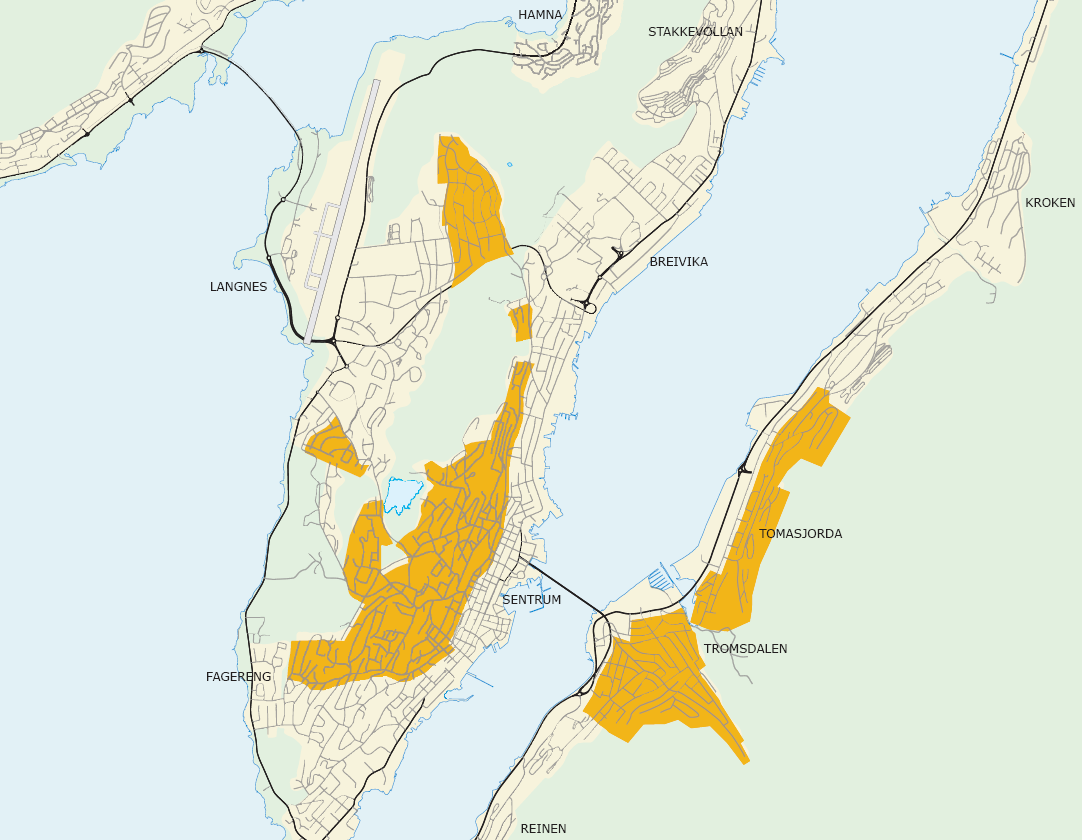 Utredningsperiode 1997-2016 foregå over en periode på opptil 10-15 år, kanskje noe kortere tid, avhengig av blant annet makstall for boligbygging på Kvaløya Tromsøs vekst.