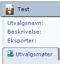 Opprett møte 1. Velg riktig Utvalg 2. Klikk på ikonet foran fanen Utvalgsmøter og velg nytt. 3.