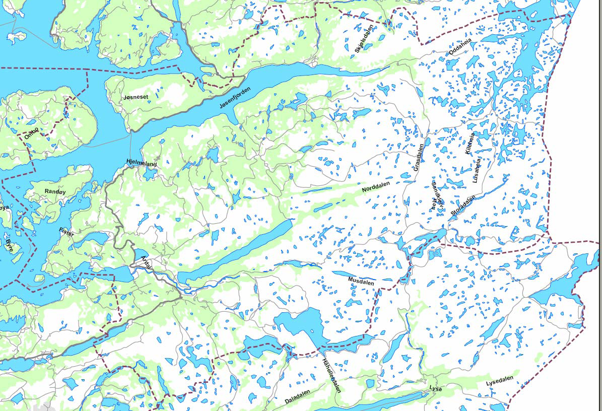 Lokal energiutgreiing 2009 - Hjelmeland kommune 2 Informasjon om kommunen 2.1 Generelt Hjelmeland er ein kommune i Ryfylke i Rogaland fylke.