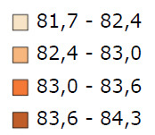 Sogn og Fjordane Forventet levealder, 2006-2012, nyfødte