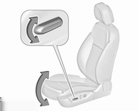 50 Seter og sikkerhetsutstyr Elektrisk setejustering 9 Advarsel Utvis forsiktighet når du betjener de elektriske setene. Det er fare for personskader, særlig når det gjelder barn.