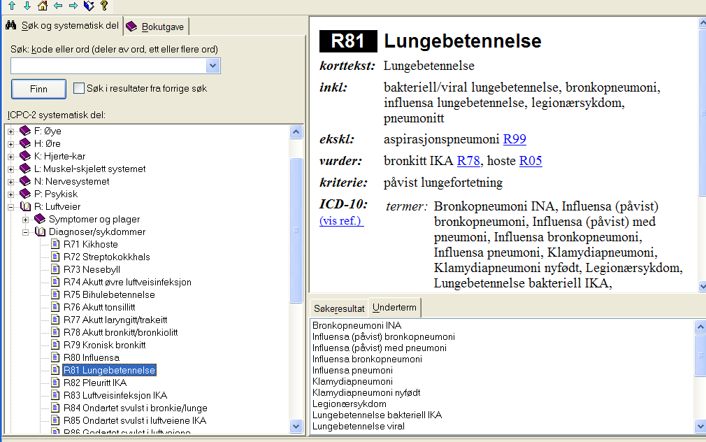 Uaktuell Brukes av lege dersom vedkommende benytter konsultasjonsdialogen.