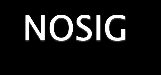 Vi ser ganske ofte NOSIG i METAR Eks:METAR 070950Z 20006KT 9999 SCT010 11/05 Q1007 NOSIG NOSIG betyr «No significant change» [neste 2 timer] Hva det EGENTLIG betyr: Vind endrer seg ikke mer enn 10