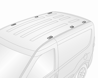 62 Oppbevaring og transport Gittervegg Avhengig av versjonen kan det være festet en gittervegg bak førersetet eller bak baksetene for å beskytte passasjerer mot usikrede gjenstander i bagasjerommet.