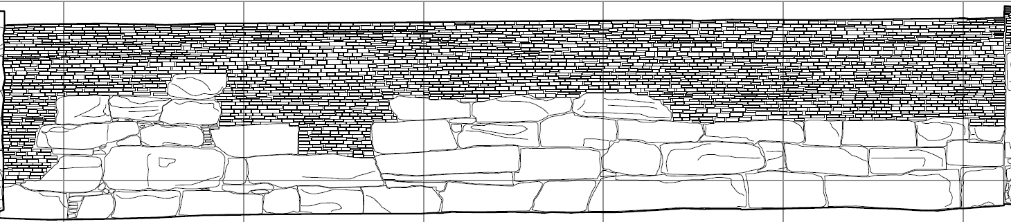 Tilstandsvurdering Lyse 2012 Nordfløyen Figur 59: Sprukket stein langs gulvet i innerlivet i østveggen i koret (foto: Byantikvaren 2011). Ytterliv (fig.