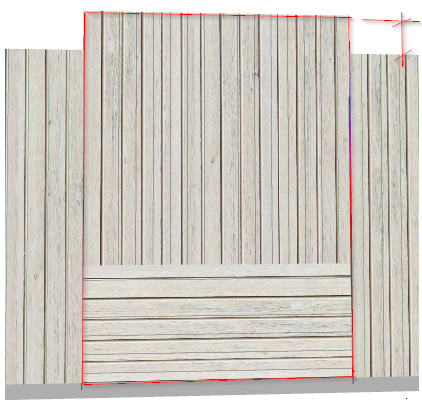 Ved inngivelse av sjikt med forskjellige høyder, kan man nå ved endring i fasade inngi vegghøyde høyere enn den inngitte vegghøyde for