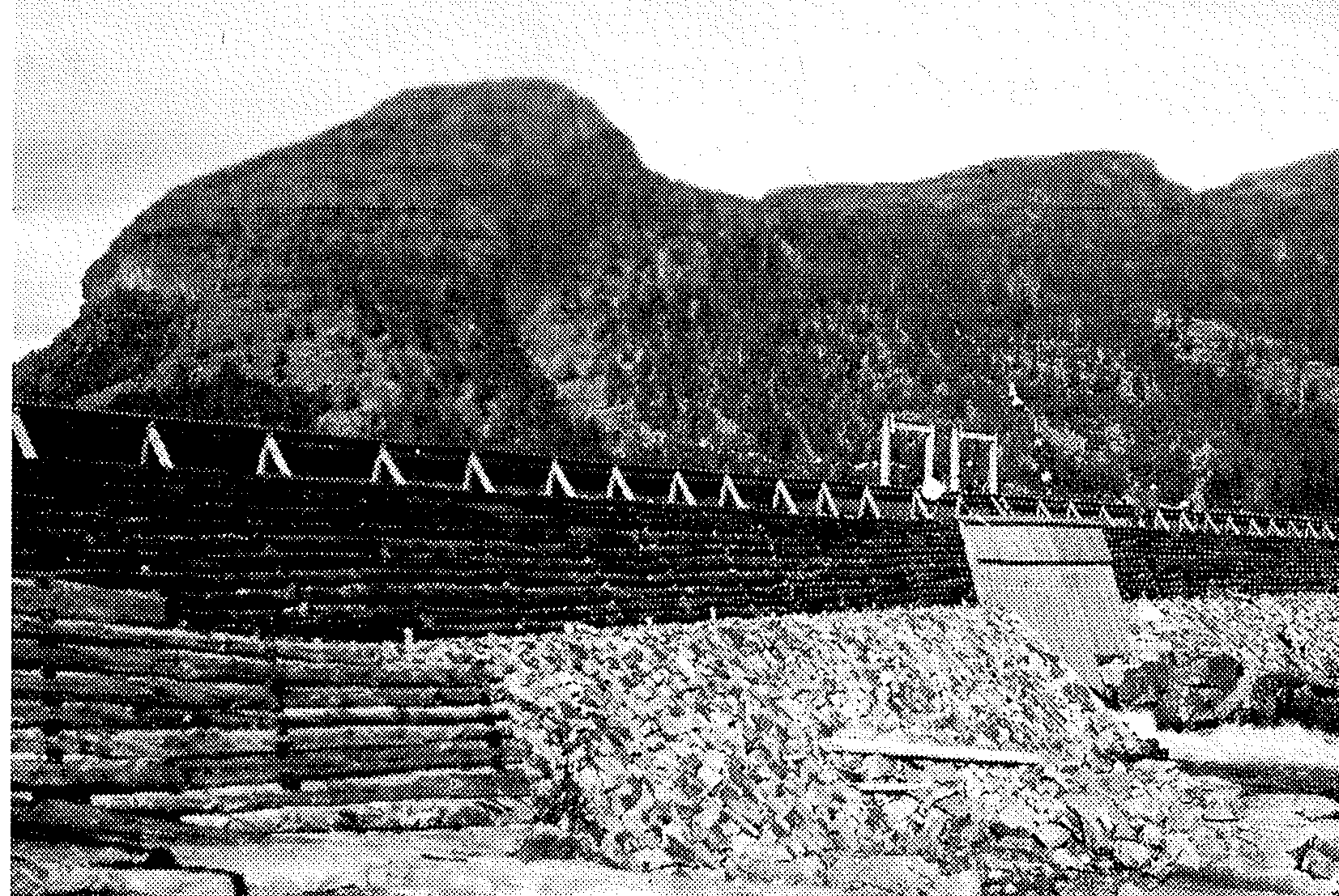 Dam Hartevatn 26/9 1933 Konsesjon 1912 Bygget