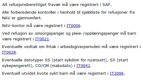 Forutsetninger for å beregne