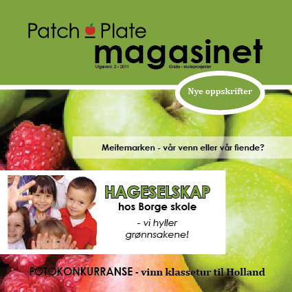 Produkter - skolemagasin Patch To Plates medlemsmagasin sendes ut til aktuelle skoler hver fjerde uke.