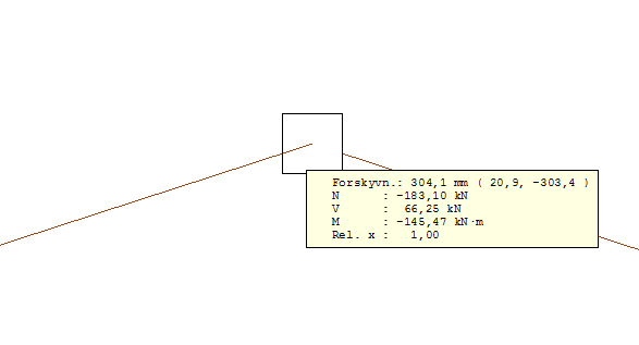Vedlegg C ramme med vute Skjermutklipp fra focus mønet: Utregning av beregningsdata og dimensjonerende kontroller for snitt 2-5 i vuten: Snitt 2 Areal Formel Beregning (mm) Resultat (mm 2 ) A 1