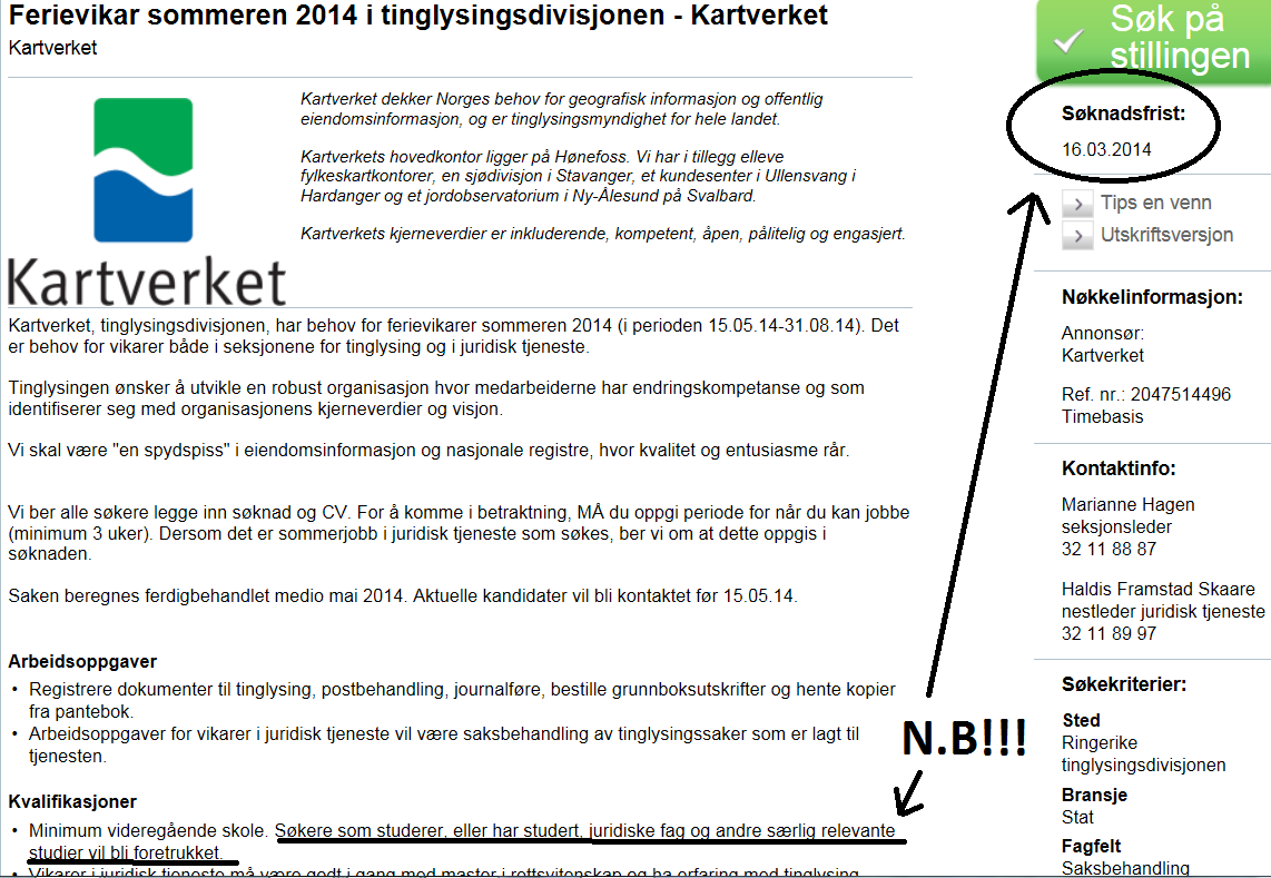 Sommerjobber 2014 -