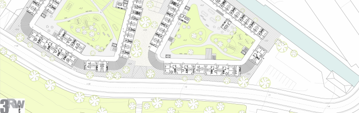 Vestlig boligenhet Østlig boligenhet Figur 2. Plan for SiB tomten på Grønneviksøren.