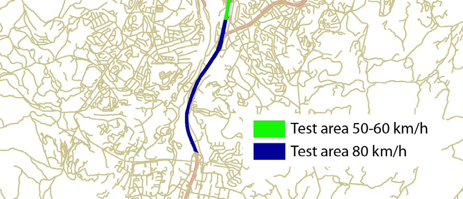 GOFER Test i tungbilsimulator Bruk av simulator er et supplement til live demonstratoren, og dekker funksjonalitet det er vanskelig å få til