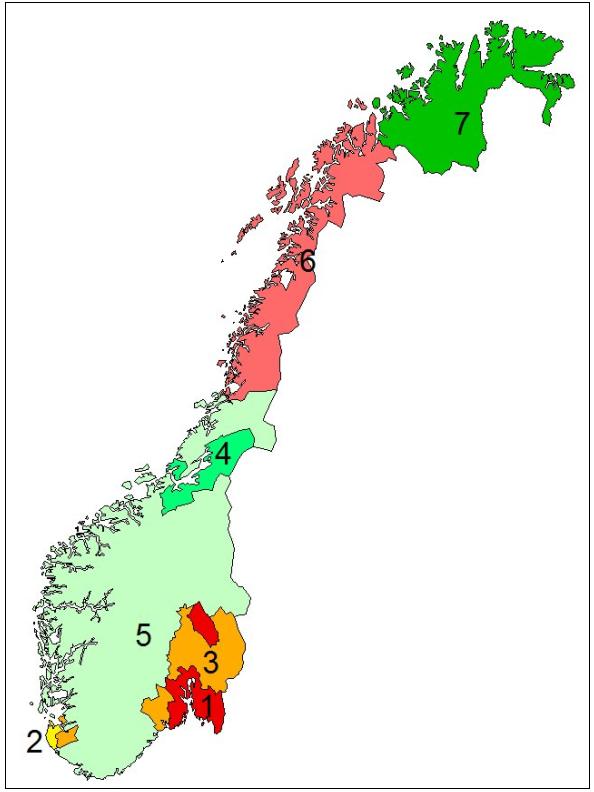 Hvor fins dyrkbar jord i Norge?