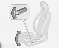 50 Seter og sikkerhetsutstyr Elektrisk setejustering 9 Advarsel Utvis forsiktighet når du betjener de elektriske setene. Det er fare for personskader, særlig når det gjelder barn.