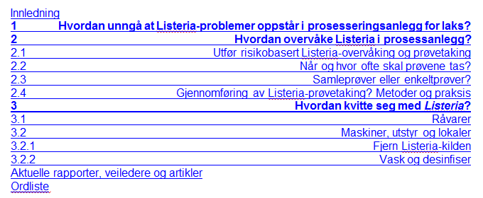 Forslag til innhold Veileder Videre arbeid - Presentere utkast veileder -