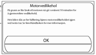 Kjøring og bruk 109 bratte bakker. Dette gir bilen tid til å bygge opp en tilstrekkelig batteriladingsreserve.