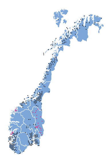 Det er langt dette landet det meste er nord.