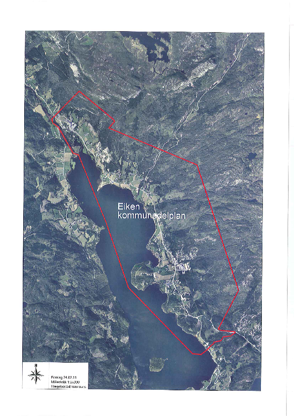 Forslag planområde med