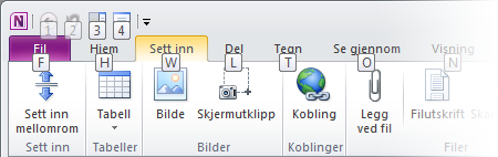 Innføring i tastetips Microsoft OneNote 2010 har snarveier for båndet, som kalles for tastetips, så du kan raskt utføre oppgaver uten å bruke musen. Hva har skjedd med økter for direkte deling?