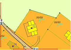 Sammendrag: Den 18.12.2001 ble det gitt tillatelse til bygging av hytte på eiendommen gnr.99 bnr.89 på Nordstrandskollen med bruksareal (T-BRA) 120m 2 ihht NS 3940 / TEK 3-5.