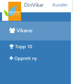 4.3Bestilling 15 Figure 4.1.4: Opprett avdeling - sidemeny Figure 4.2.1: Vikarer - sidemeny 4.3.1 Bestillingsinformasjon Når en bestilling er valgt vil bestillingsinformasjon vises, og adminbruker