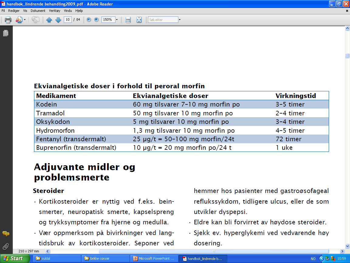 Ekvivalente doser Håndbok