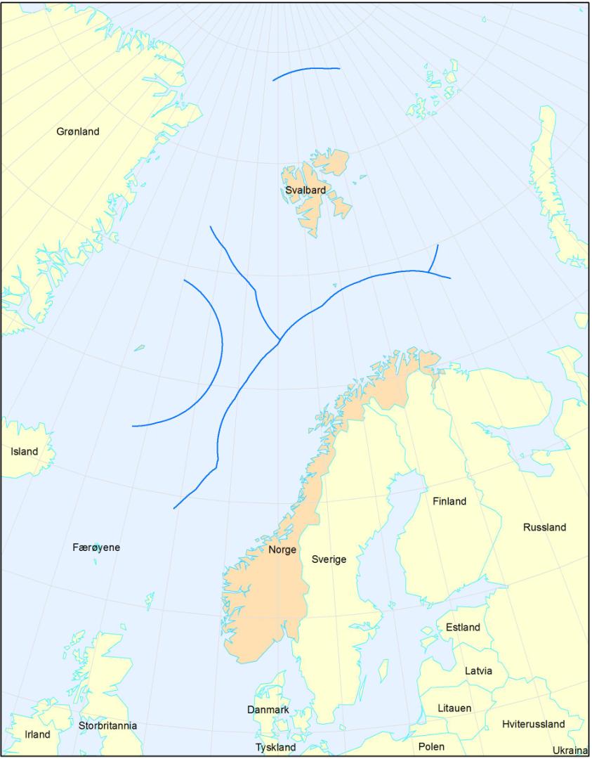 200 nautiske mil 200 nautiske mil 200 nm 200 Nautical Miles 200 NM Ytre begrensningslinje i hav, beregnet 200 nm (370 400 m) utenfor og parallelt med grunnlinjen ved Fastlands-Norge, Svalbard og Jan