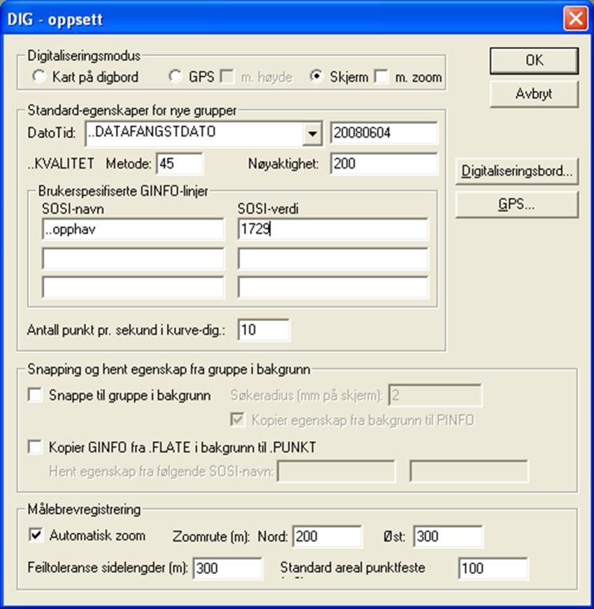 sikrer at man hele tida har siste versjon av programvare og definisjonsfiler. Velg Fil Oppsett Under Katalogvalg og Arbeid skrives stien til mappen hvor aktuelle data ligger.