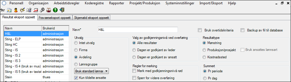 5. Tildeling av skiftplan til flere i minwintid Det er laget en ny side i minwintid for tildeling av skiftplan til flere ansatte i en valgt periode.