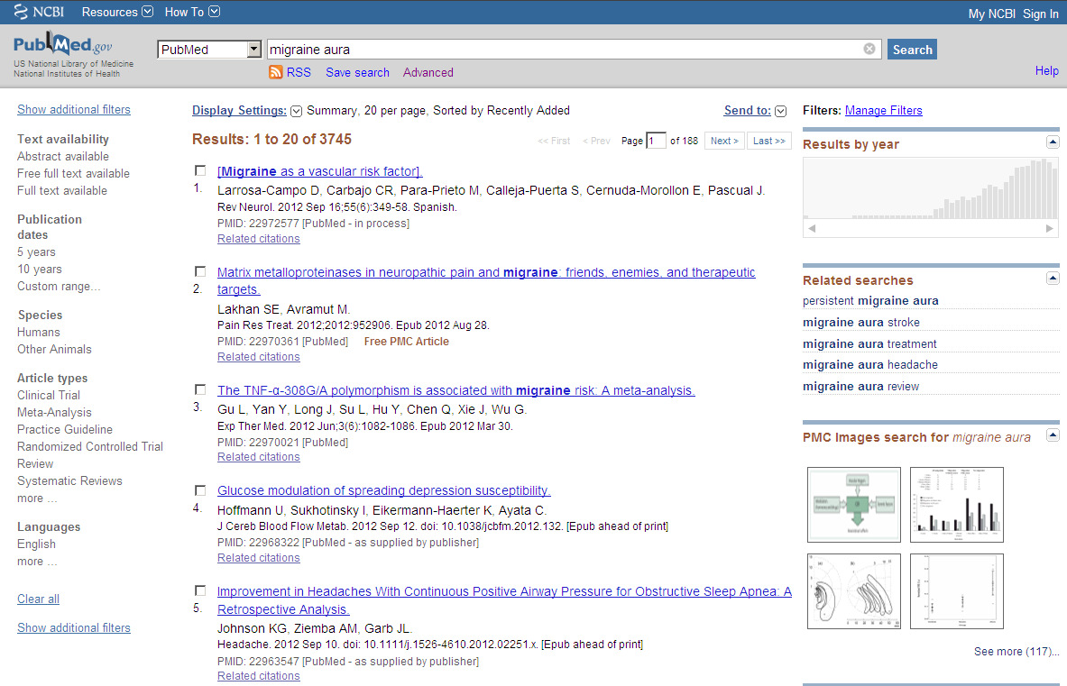 PubMed MeSH Gratisversjon av Medline National Library of Medicine, USA ca. 5400 medisinske tidsskrifter over 22 mill.