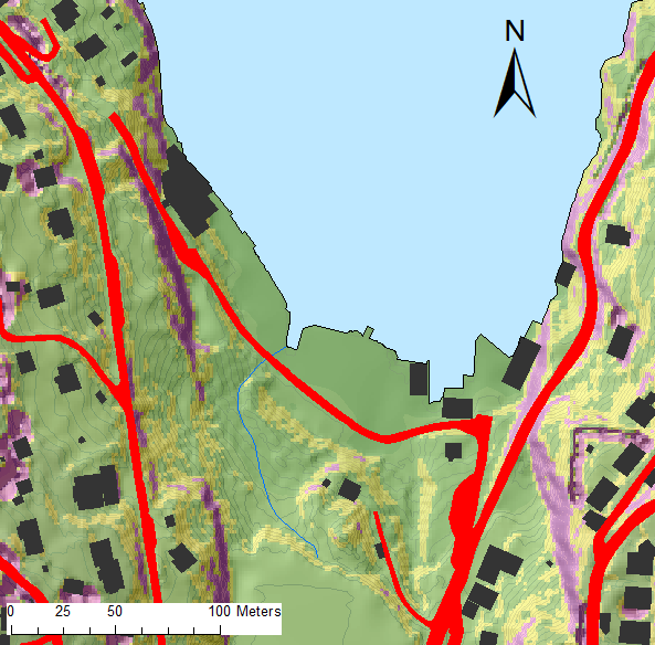 SKREDFAREVURDERING MARINA KJØKKELVIK, LAKSEVÅG, BERGEN KOMMUNE 4 f_n1 f_p o_p1 Fig.