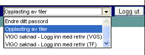 Velg menyvalget for