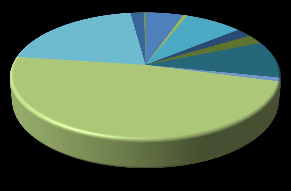 Agnemballasje- Kavler Kork 5 % /bokser 2 % 0 % 1 %Bøyer og flottører 8 % Fiskekass Garn >1 Garn, deler < 1m2 10 % Blåser 1 % Tau (under 50 cm) 48 % Fig 7.
